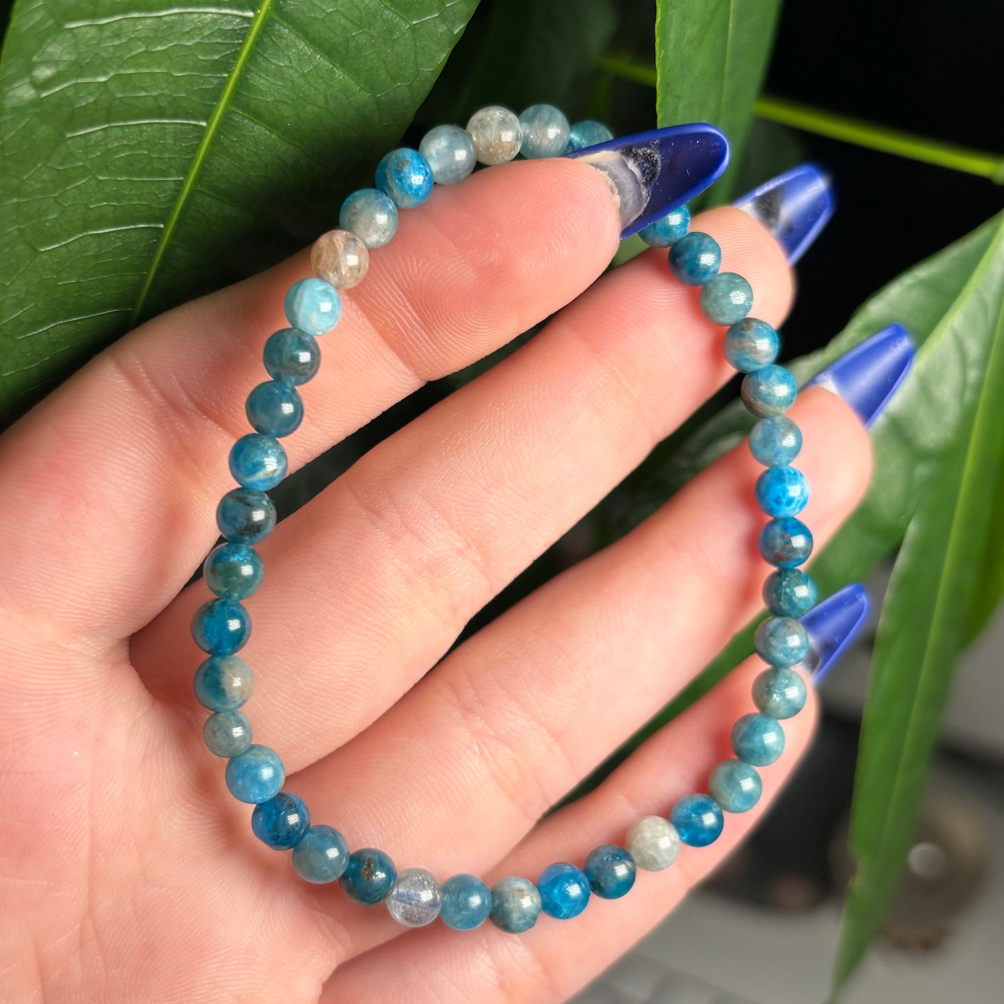 BLUE APATITE BRACELETS