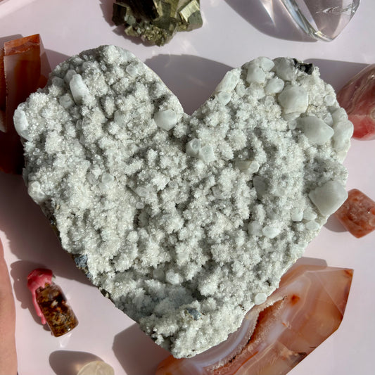 XL QUARTZ HEART - 222
