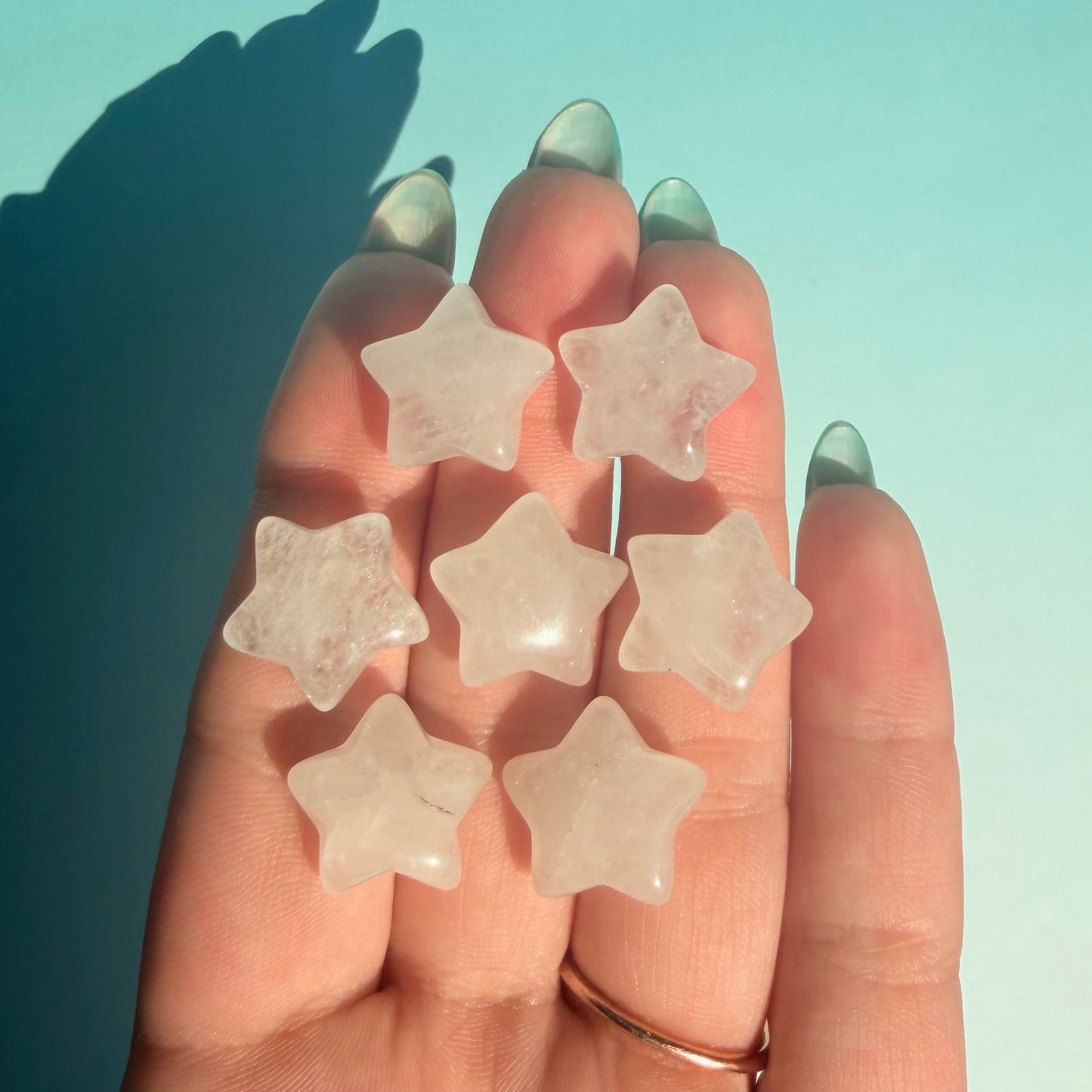 CLEAR QUARTZ MINI STAR