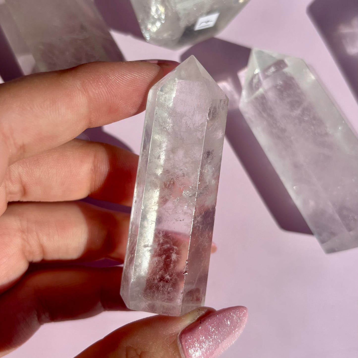 CLEAR QUARTZ TOWERS