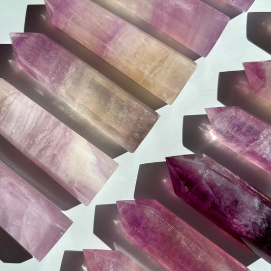 PURPLE FLUORITE TOWERS