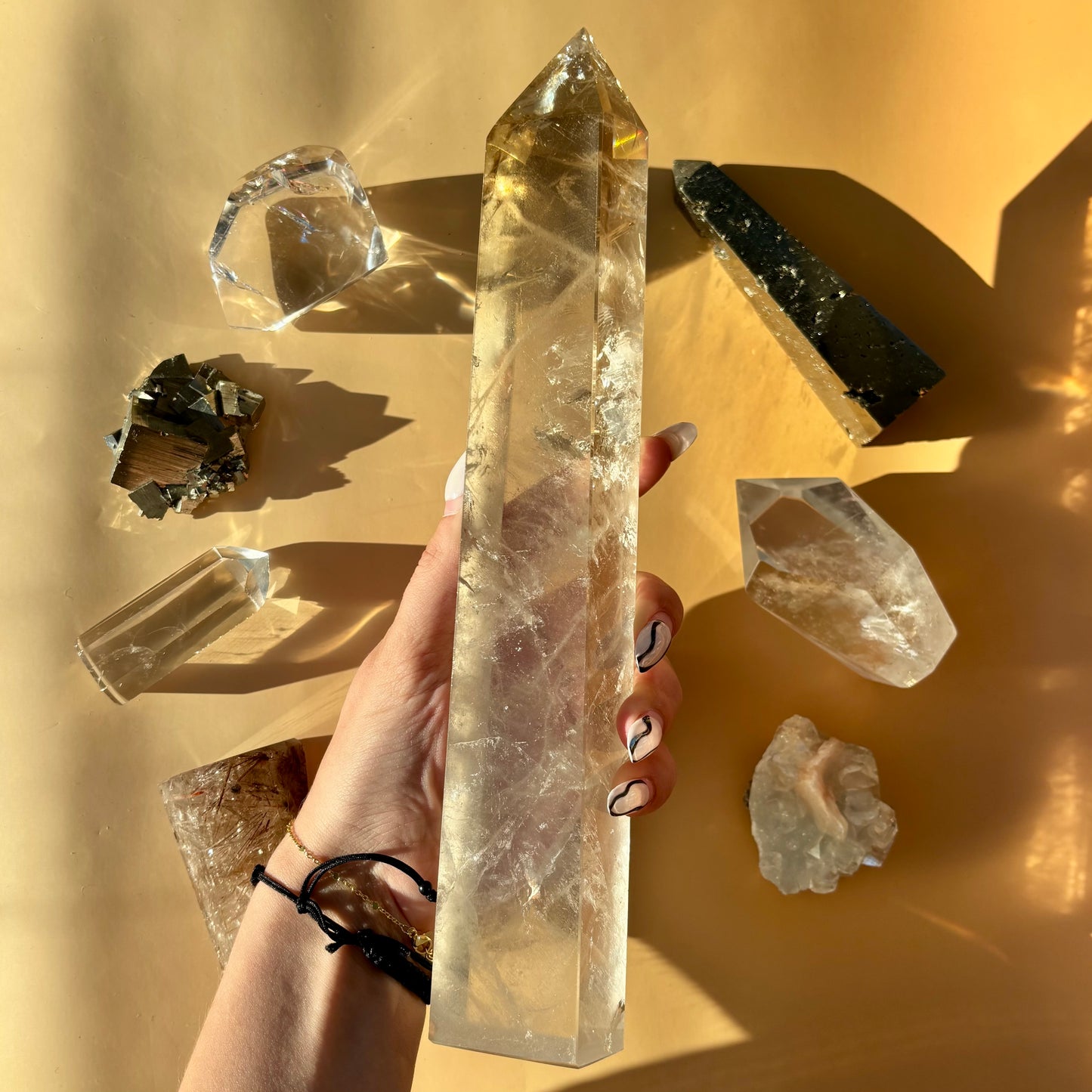 XL SMOKY QUARTZ TOWERS