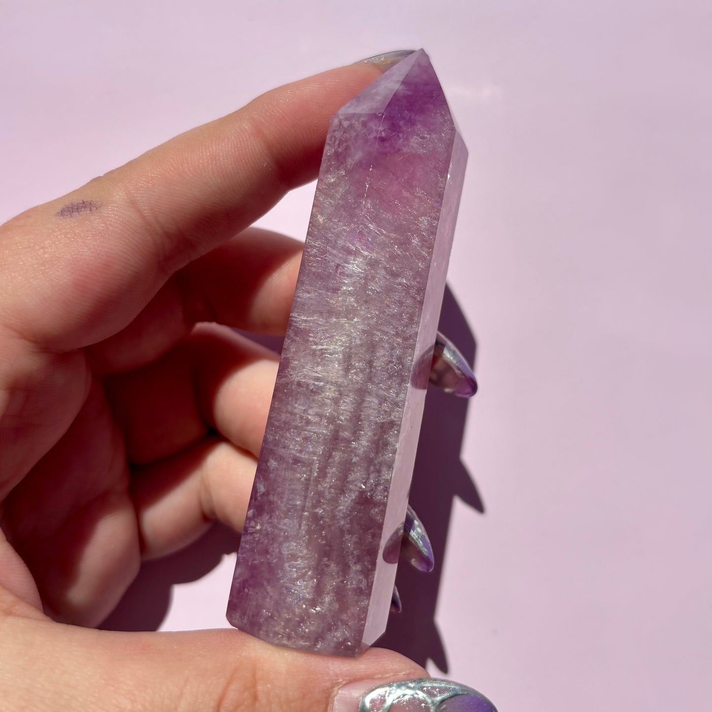 PURPLE FLUORITE TOWERS