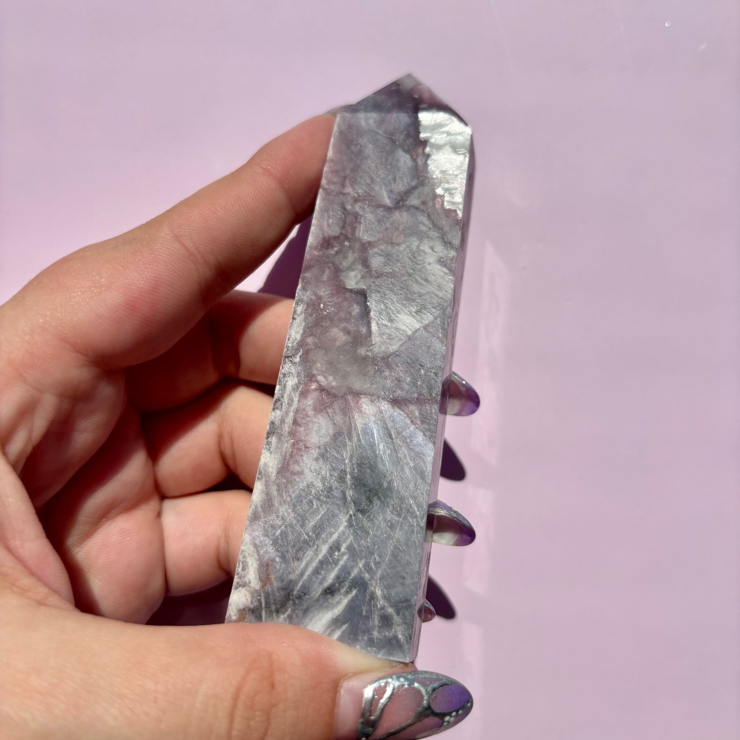 PURPLE MICA/LEPIDOLITE TOWERS