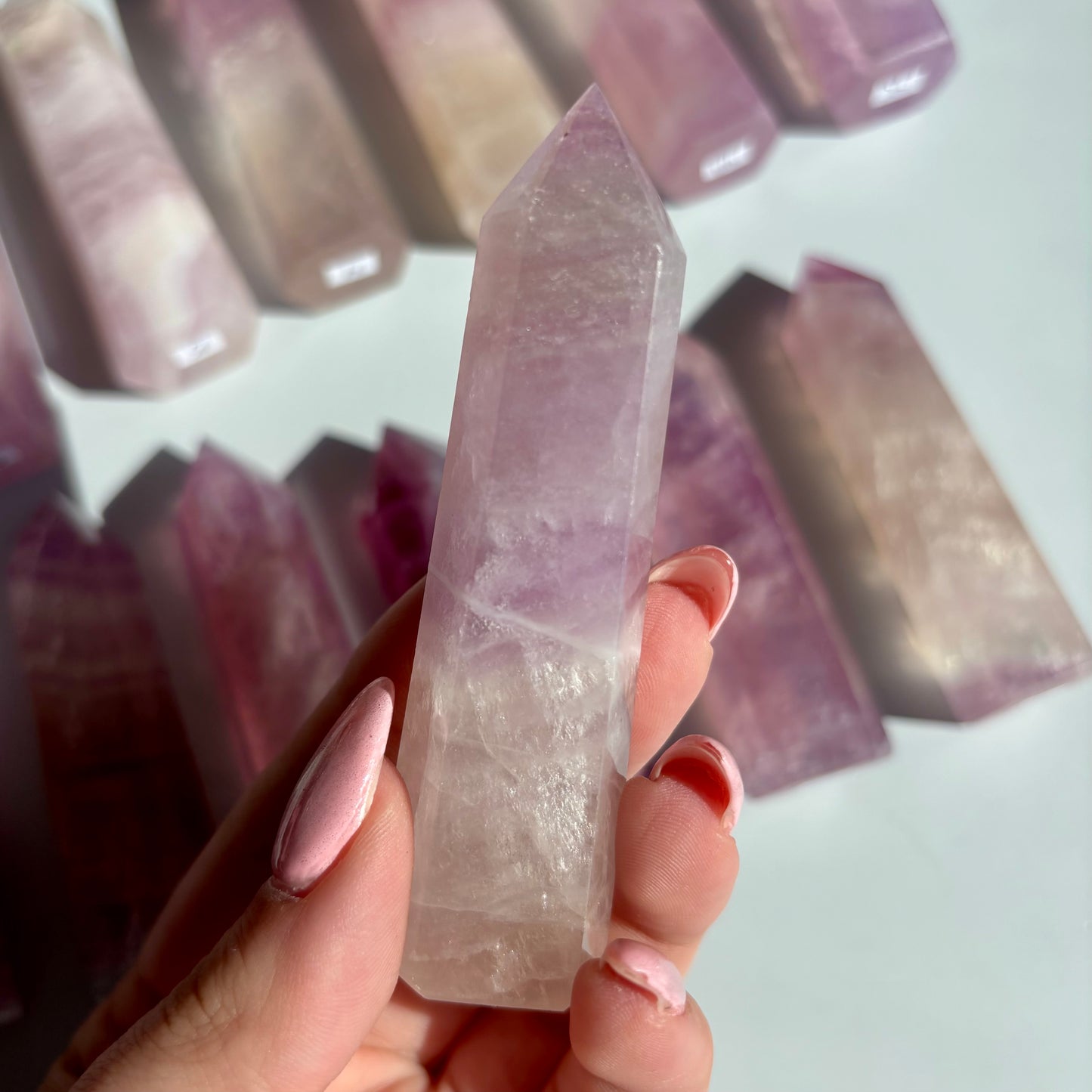 PURPLE FLUORITE TOWERS