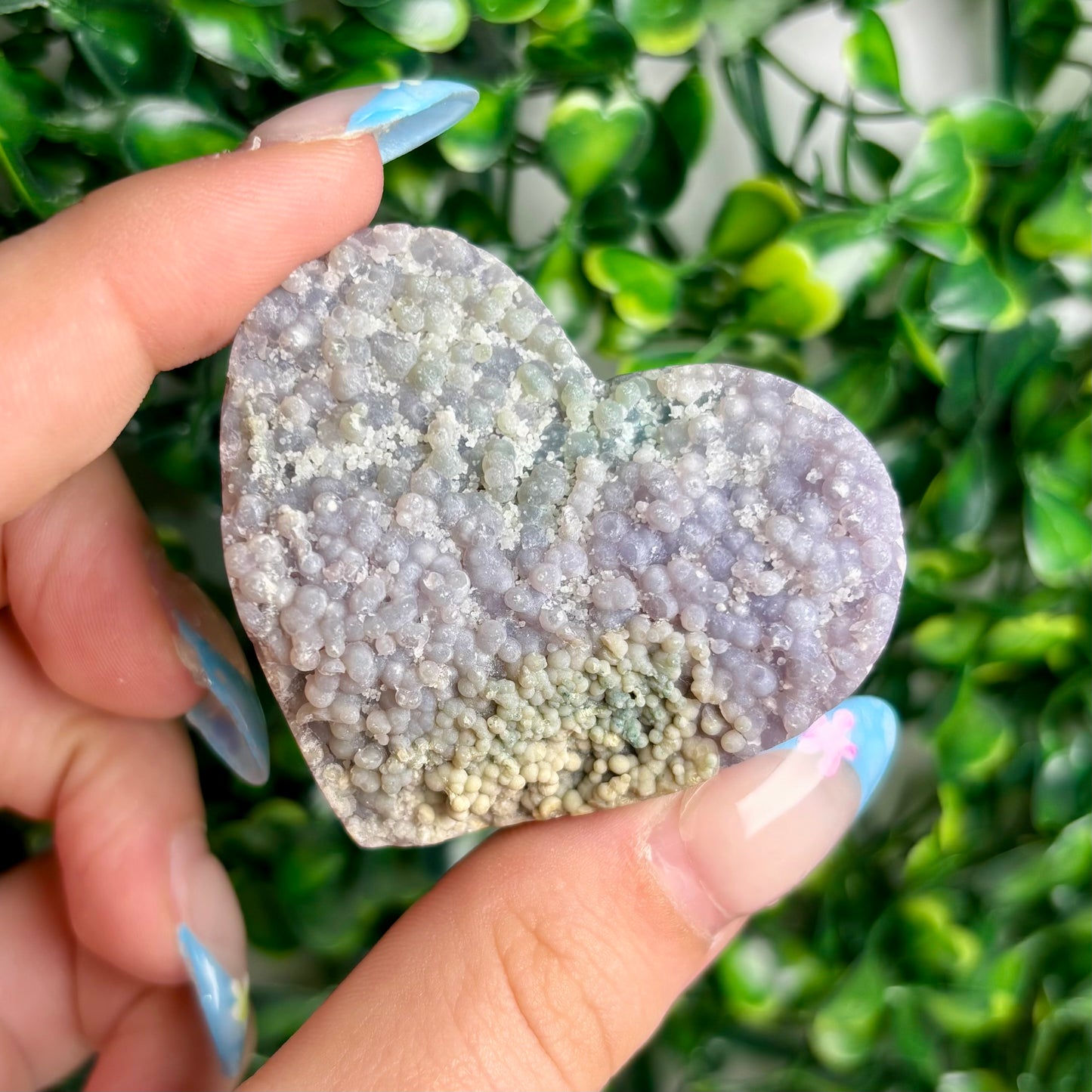 GRAPE AGATE HEARTS