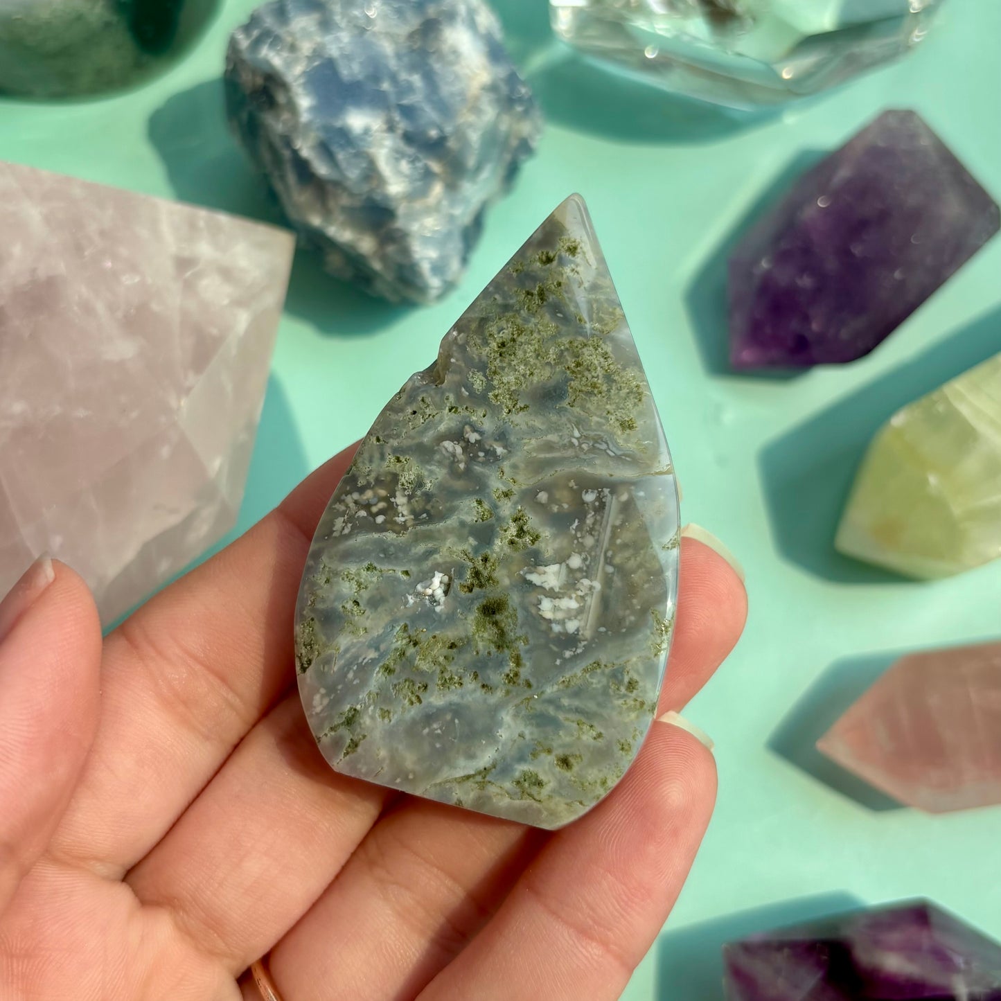MOSS AGATE FREEFORMS