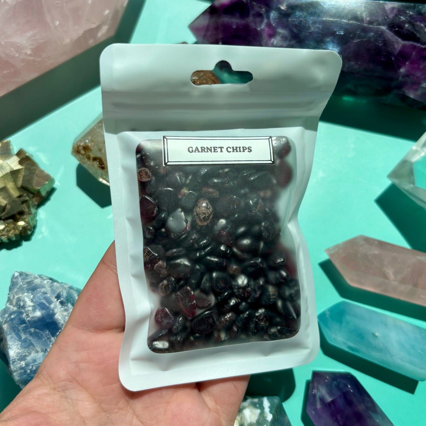 GARNET CHIPS - (100g)