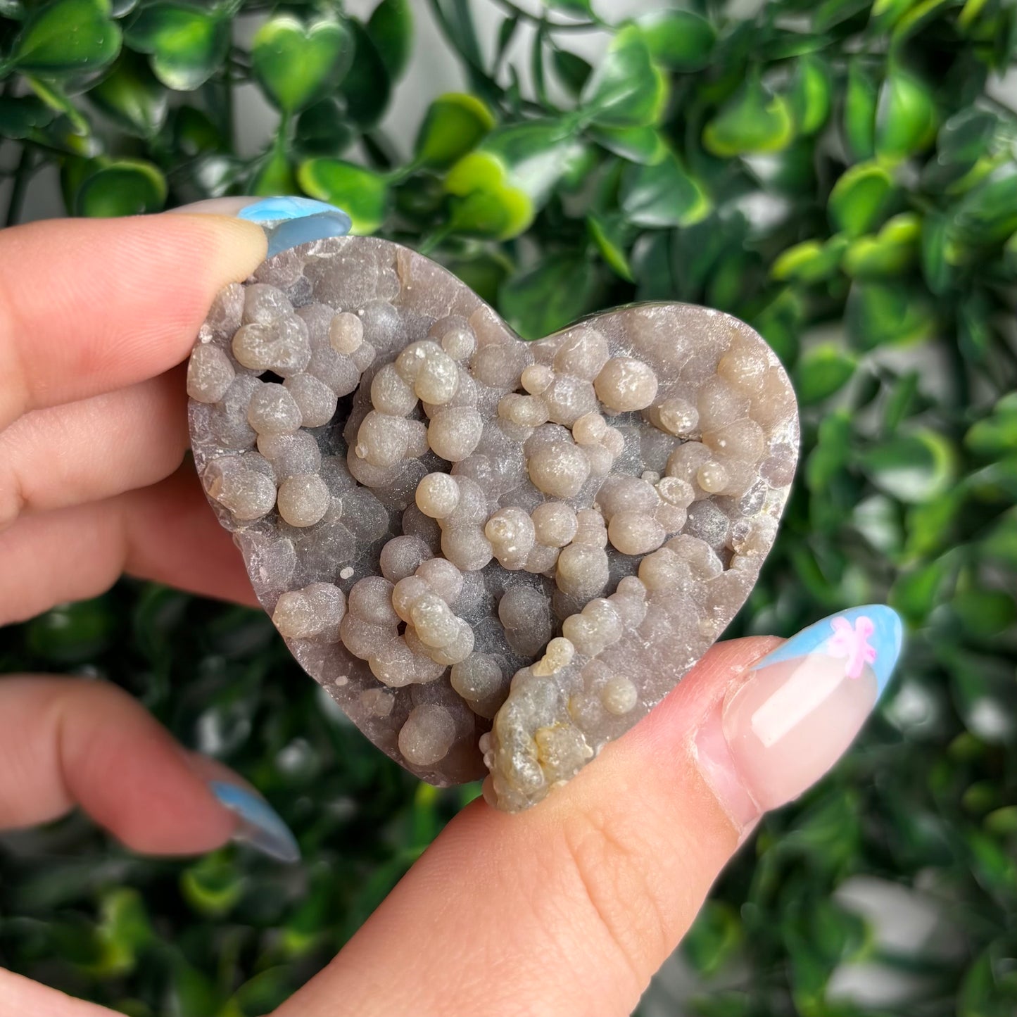 GRAPE AGATE HEARTS