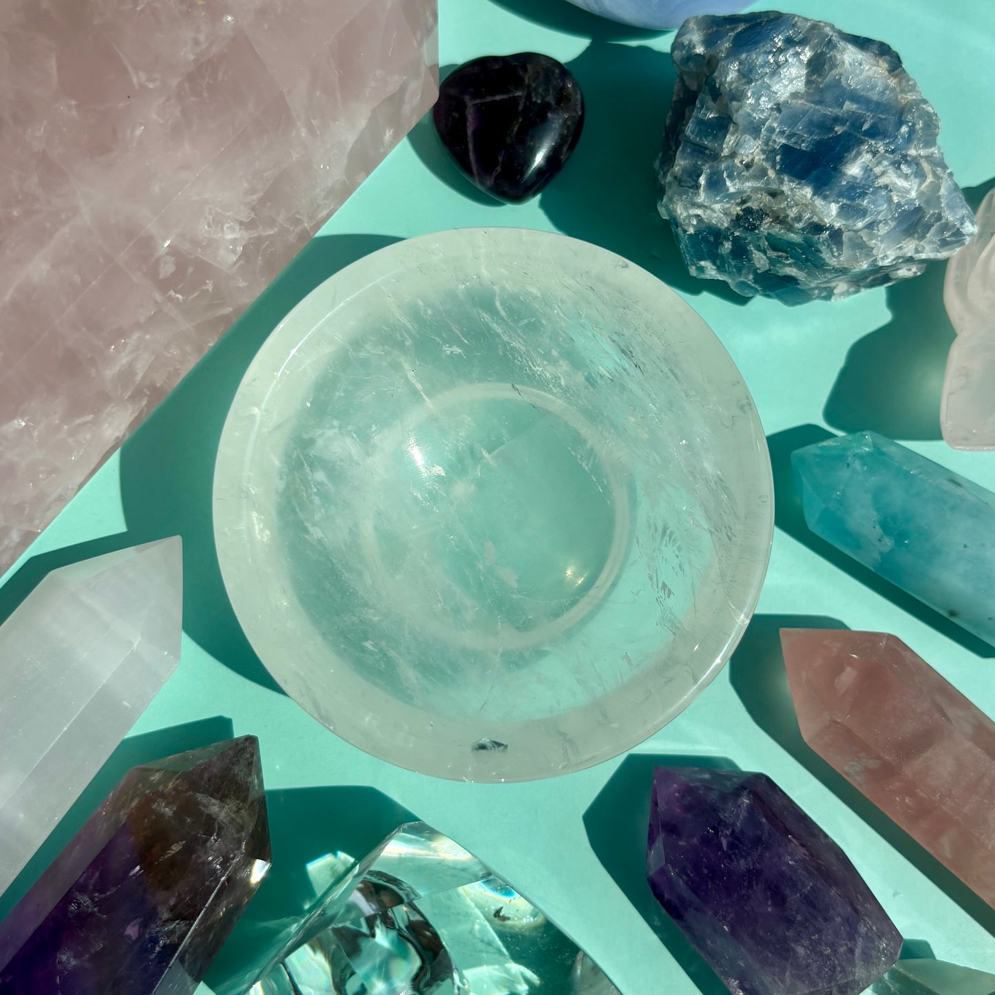 CLEAR QUARTZ BOWL