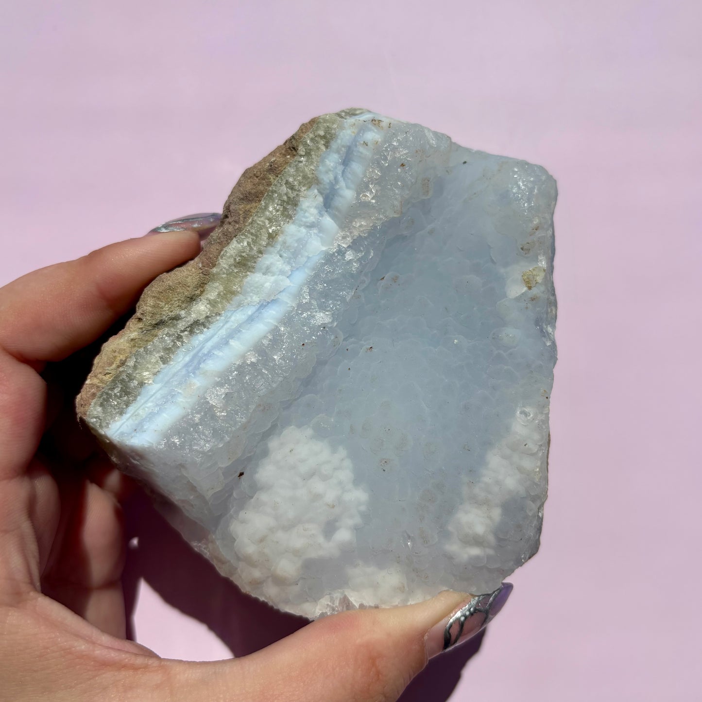 BLUE CHALCEDONY SPECIMENS