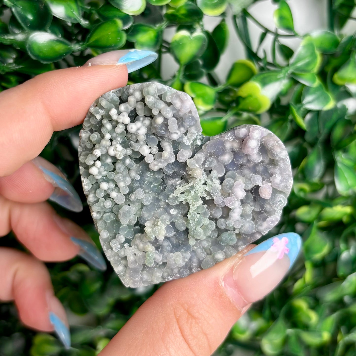 GRAPE AGATE HEARTS