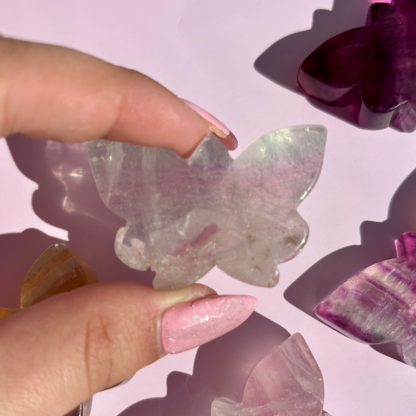 FLUORITE BUTTERFLY