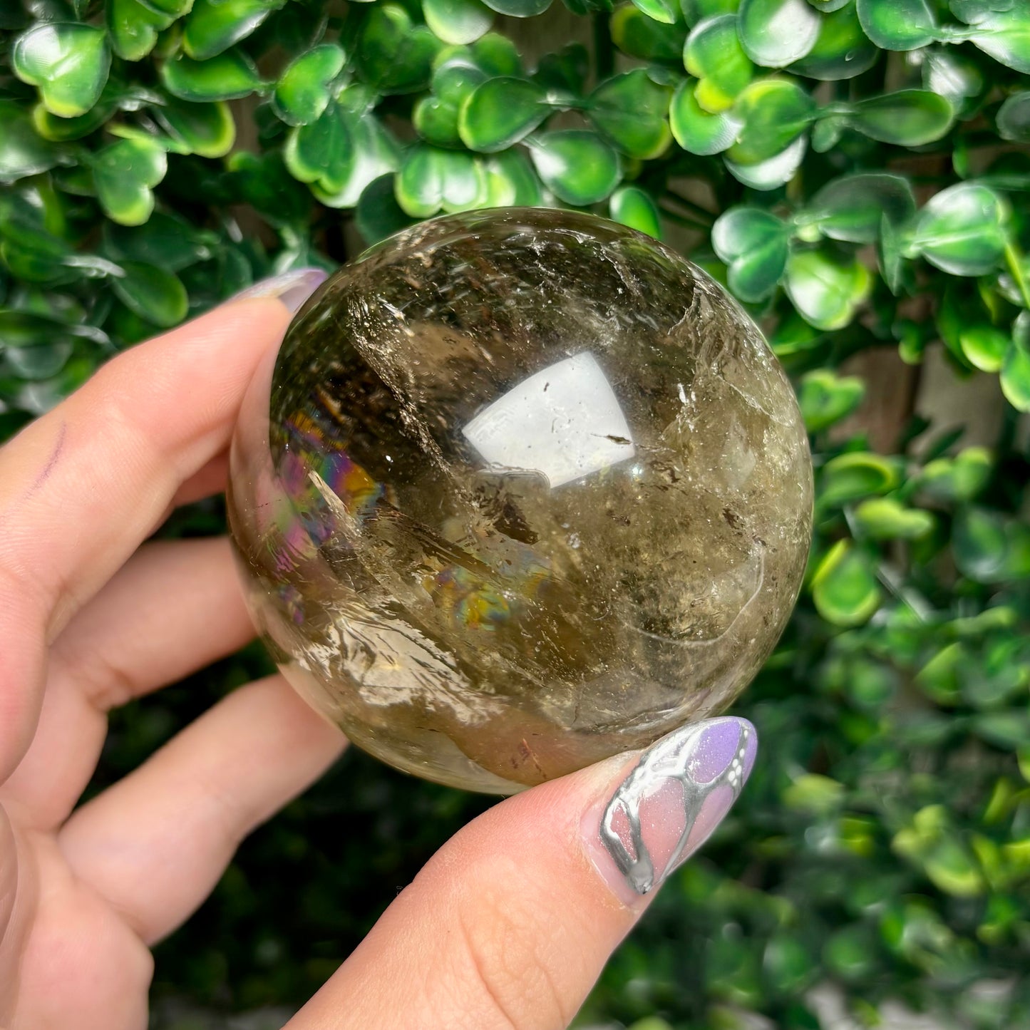 SMOKY CITRINE SPHERES