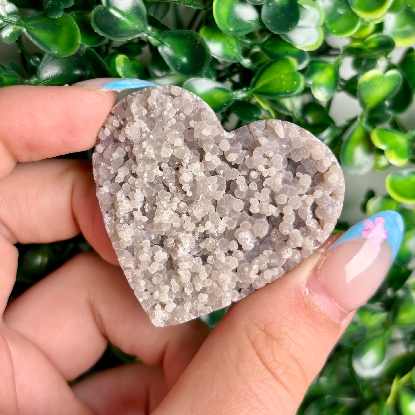GRAPE AGATE HEARTS