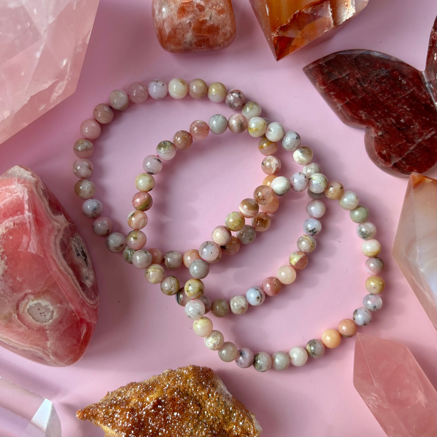 PINK OPAL BRACELET