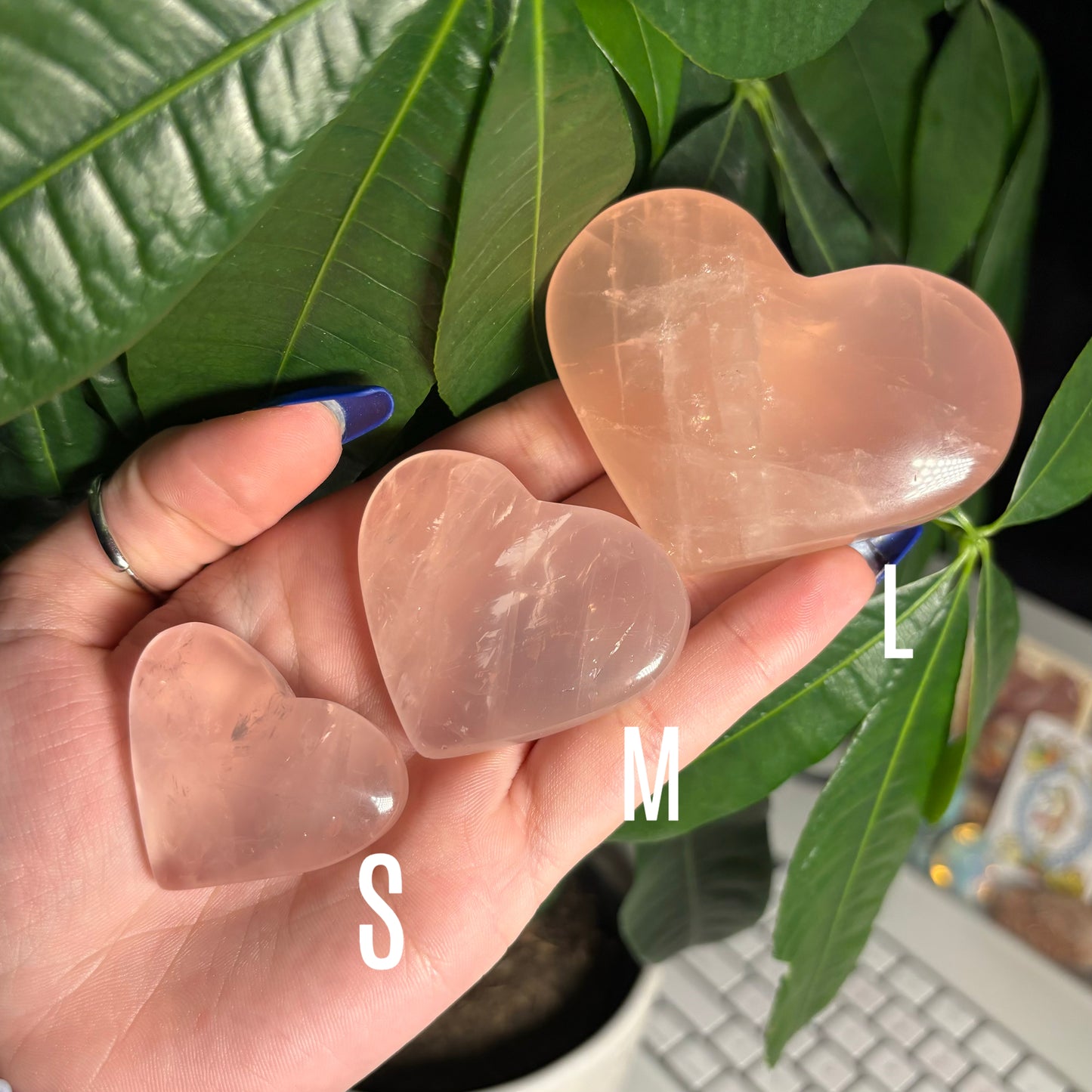 ROSE QUARTZ HEART