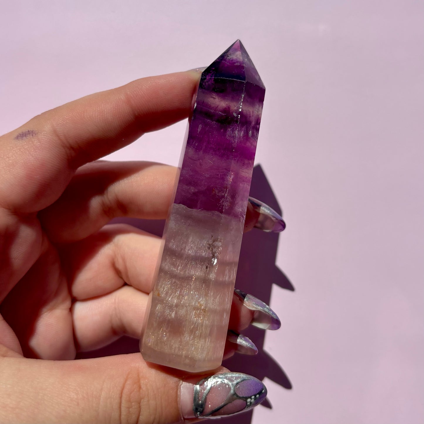 PURPLE FLUORITE TOWERS