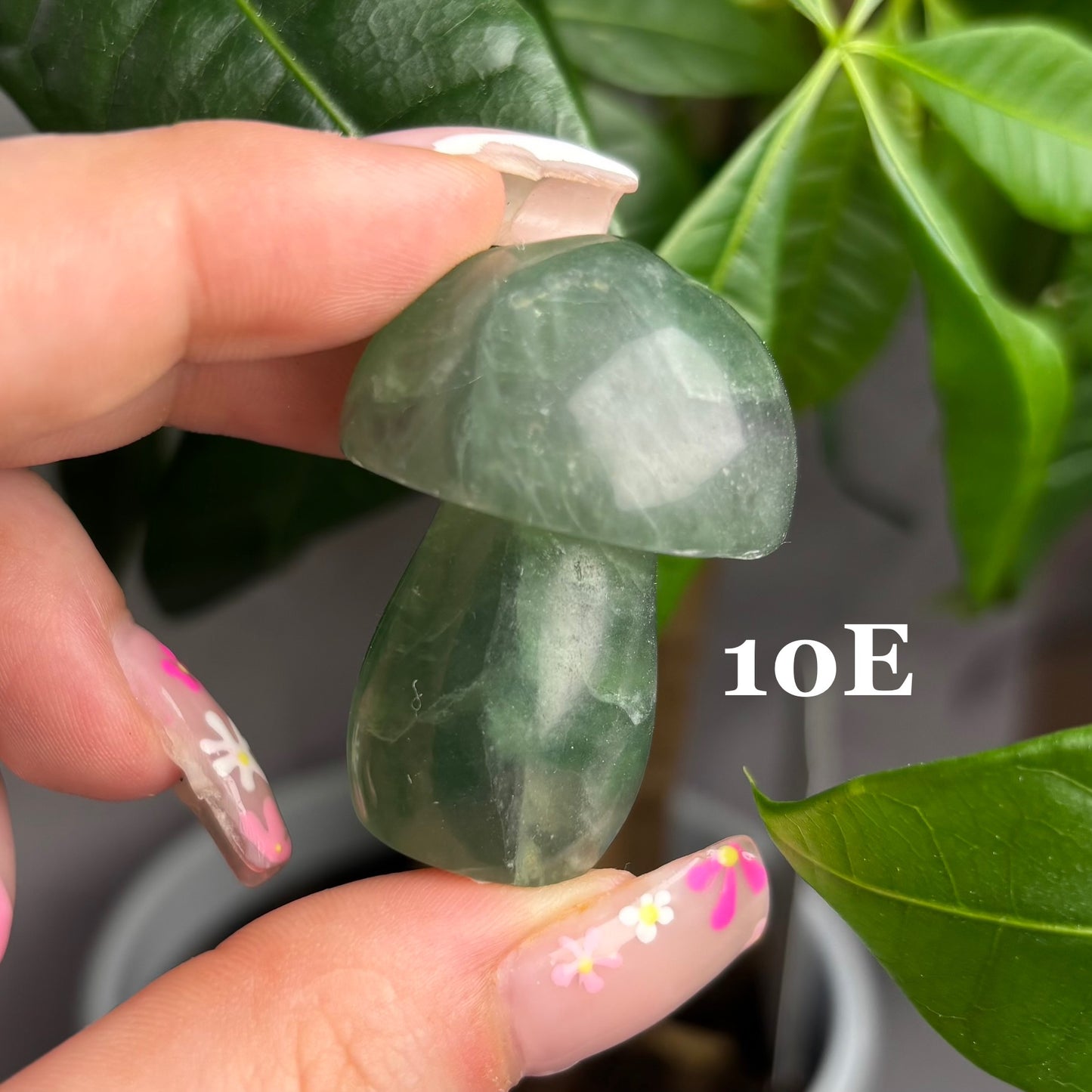 GREEN FLUORITE MUSHROOM