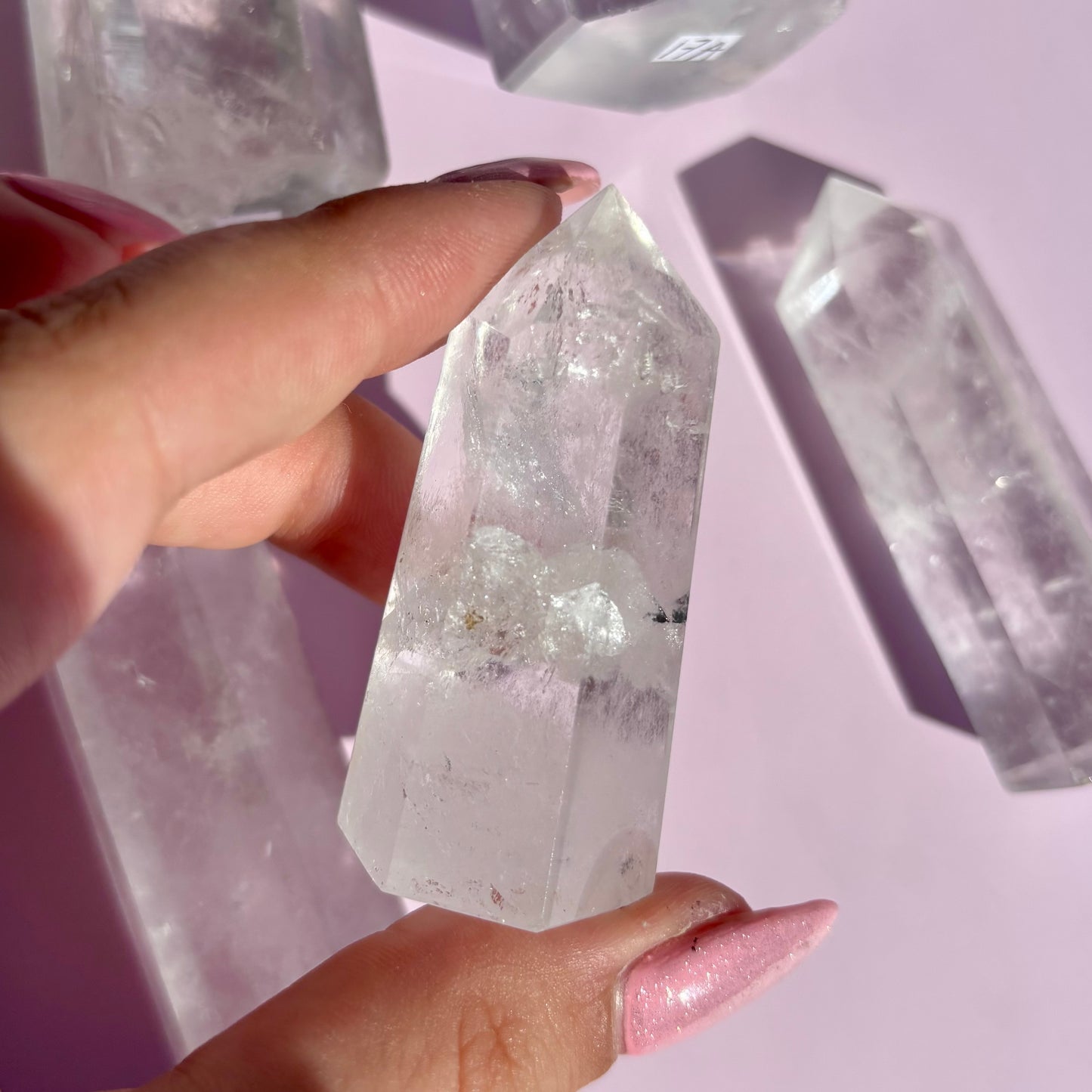 CLEAR QUARTZ TOWERS