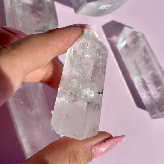 CLEAR QUARTZ TOWERS