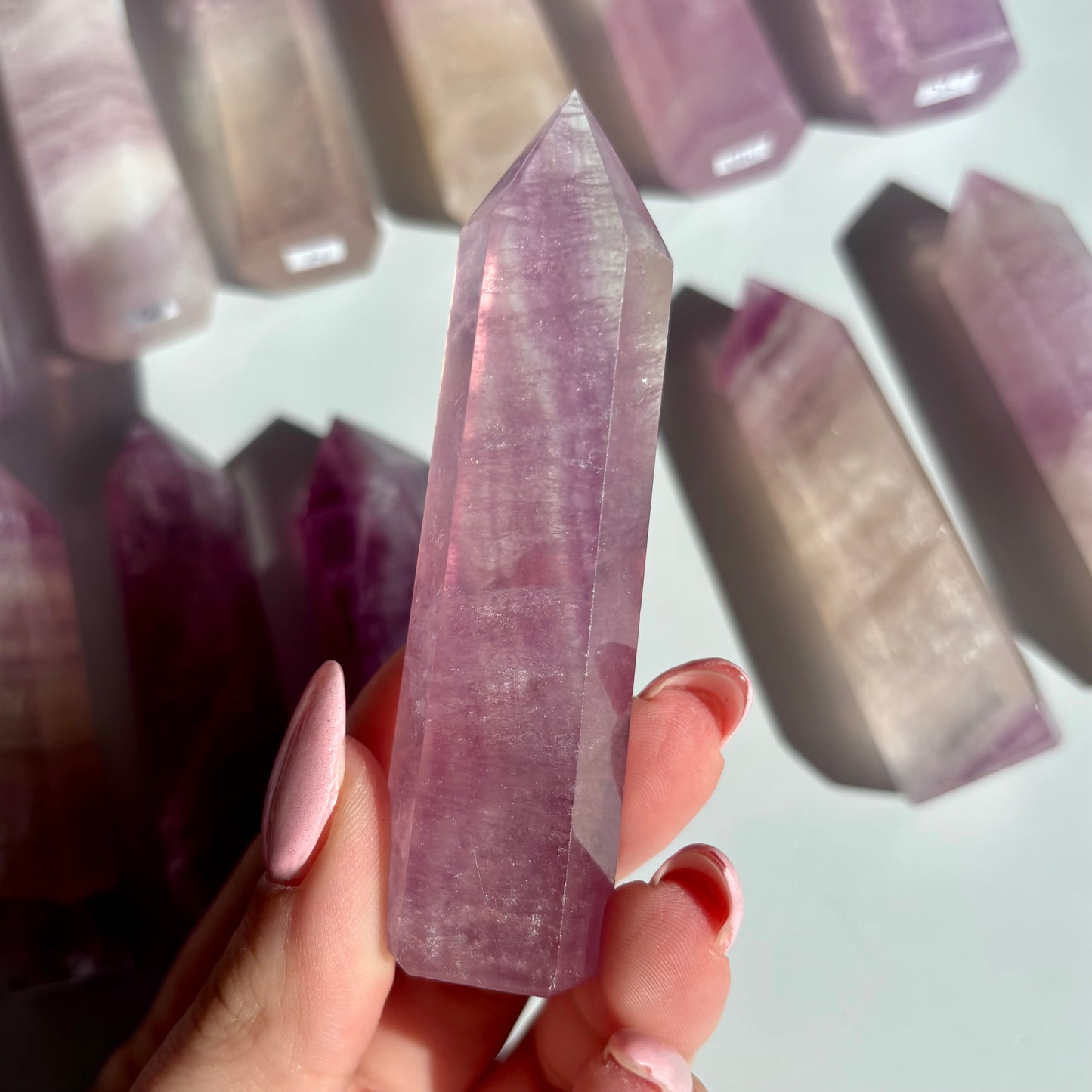 PURPLE FLUORITE TOWERS