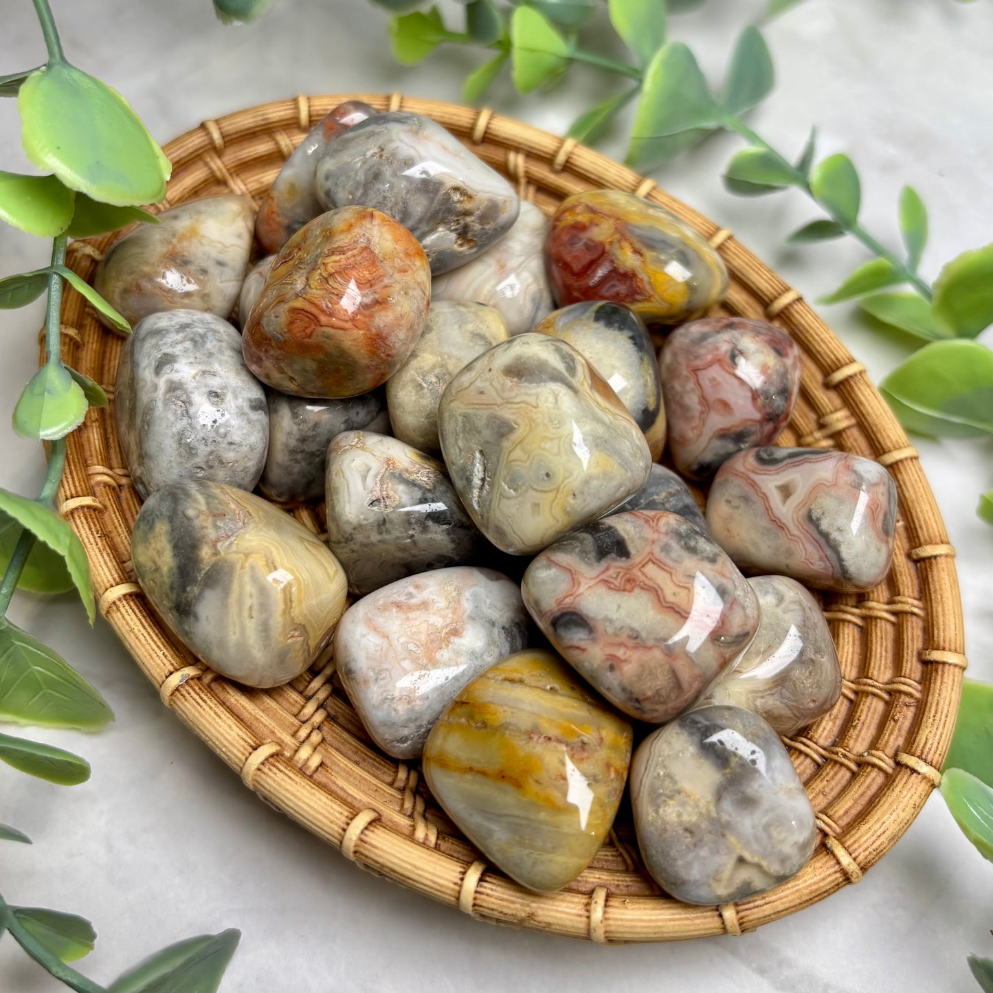 CRAZY LACE AGATE TUMBLE