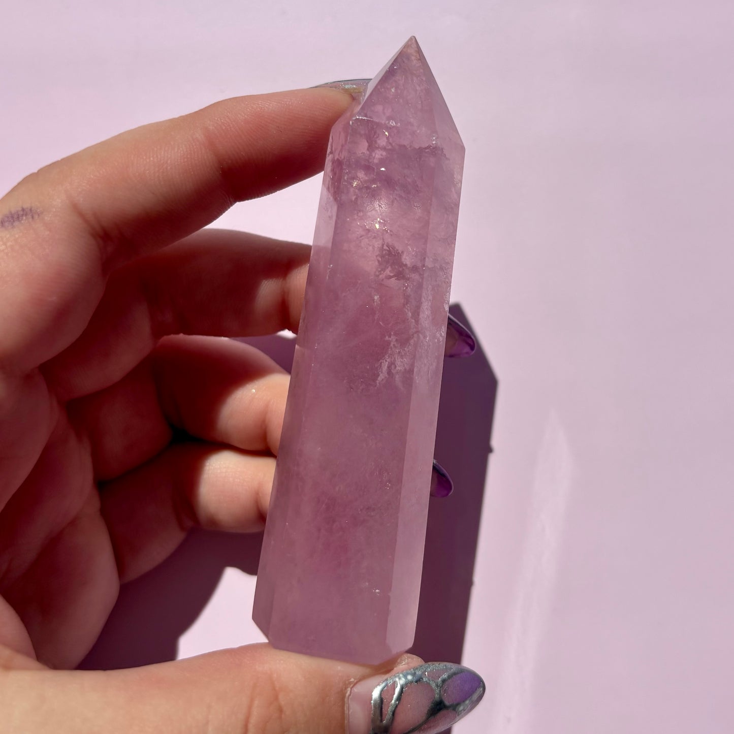 PURPLE FLUORITE TOWERS