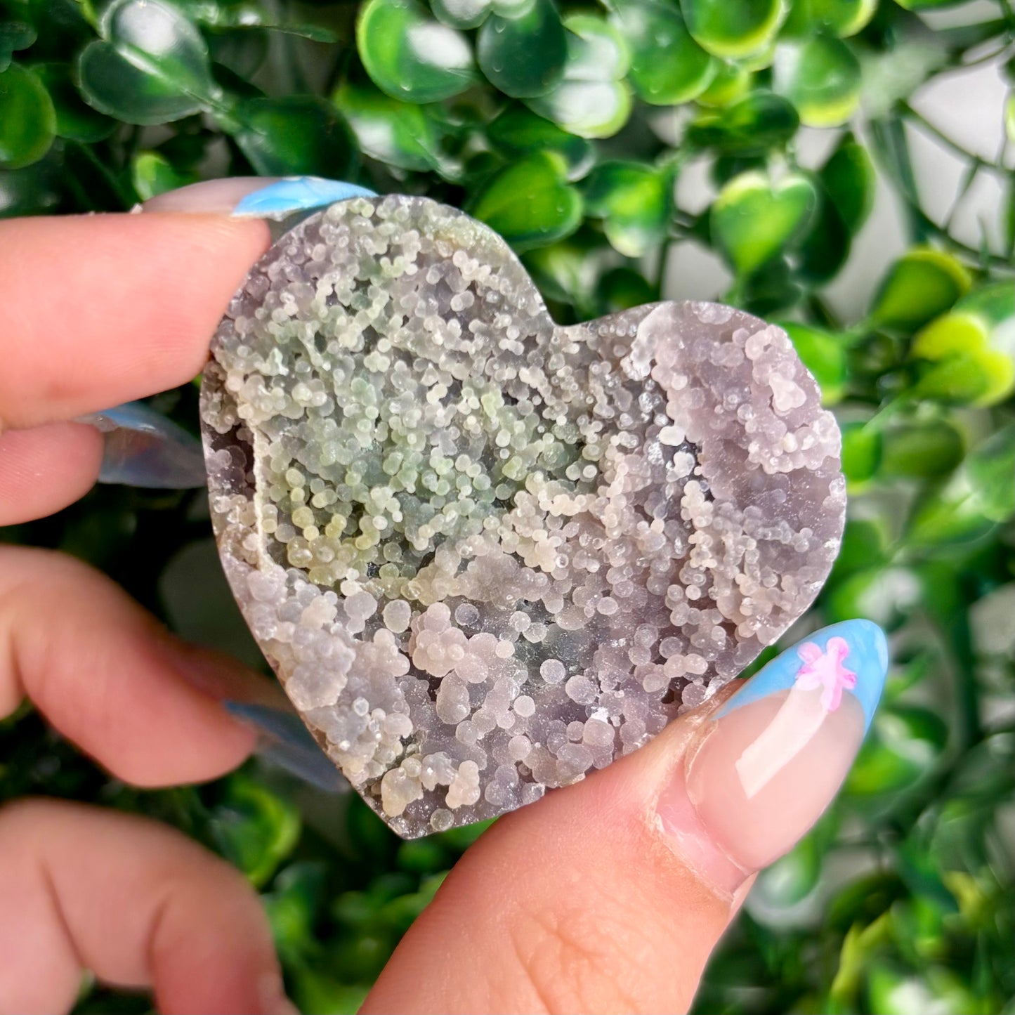 GRAPE AGATE HEARTS