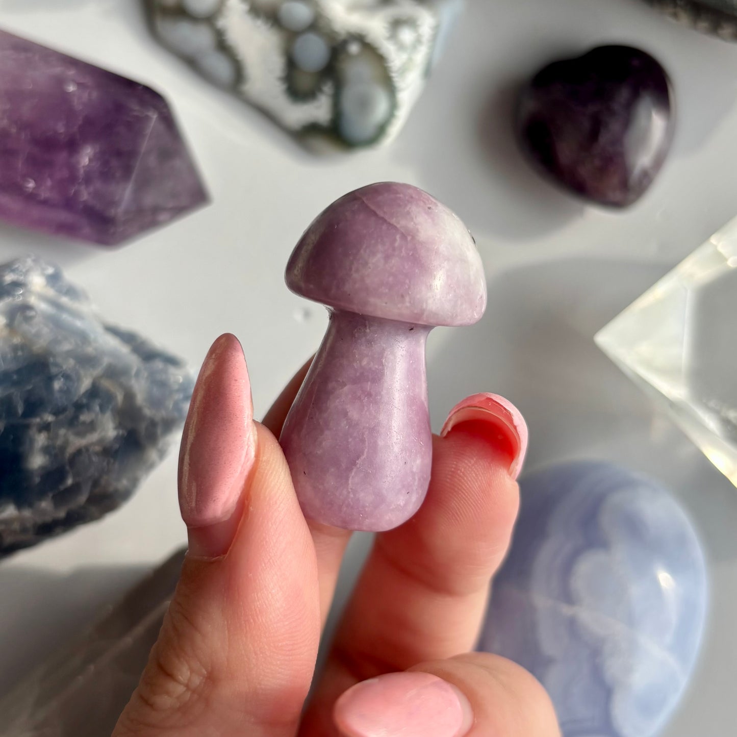 LEPIDOLITE MUSHROOM - MEDIUM