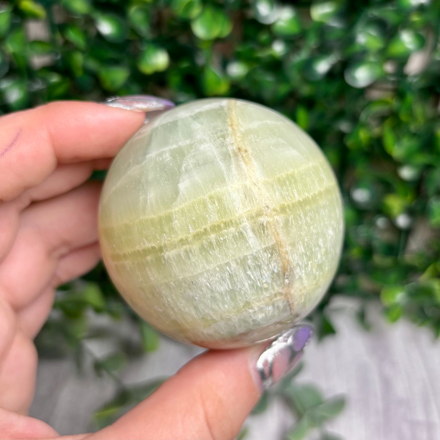 PISTACHIO CALCITE SPHERES