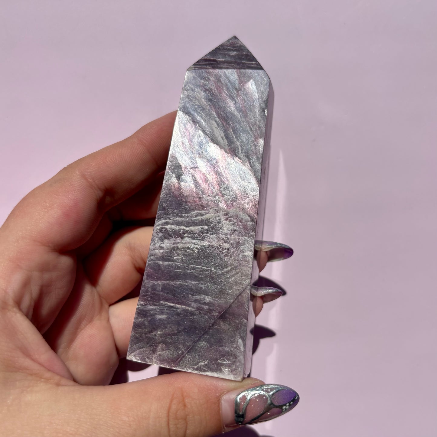 PURPLE MICA/LEPIDOLITE TOWERS