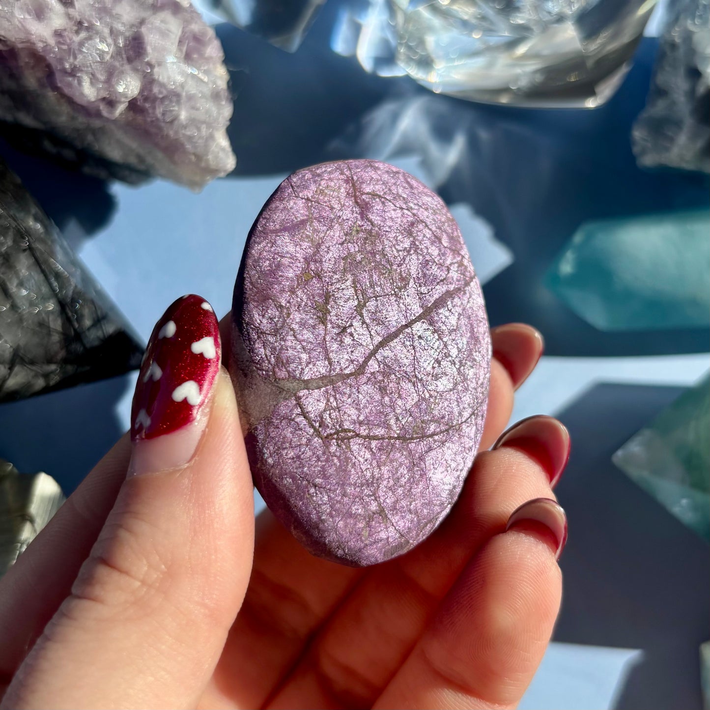 PURPURITE PALMSTONES
