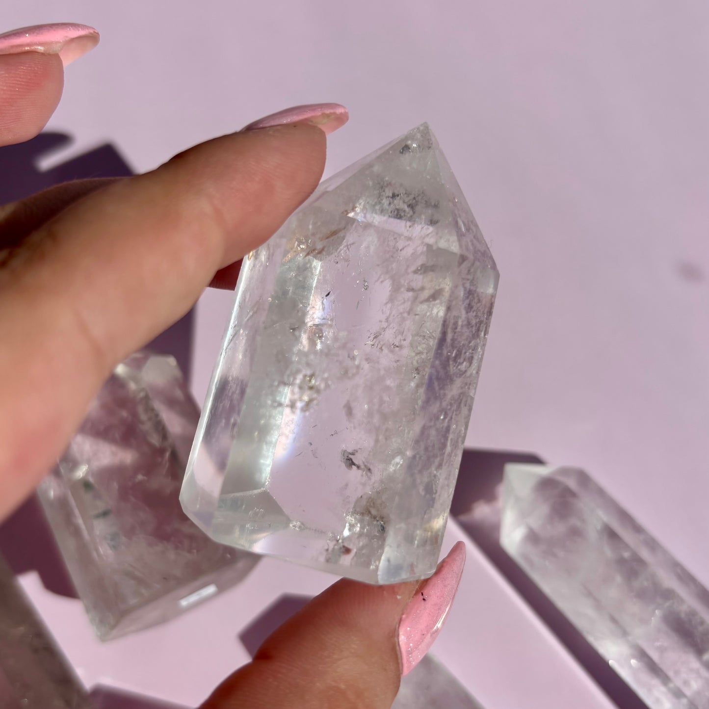 CLEAR QUARTZ TOWERS