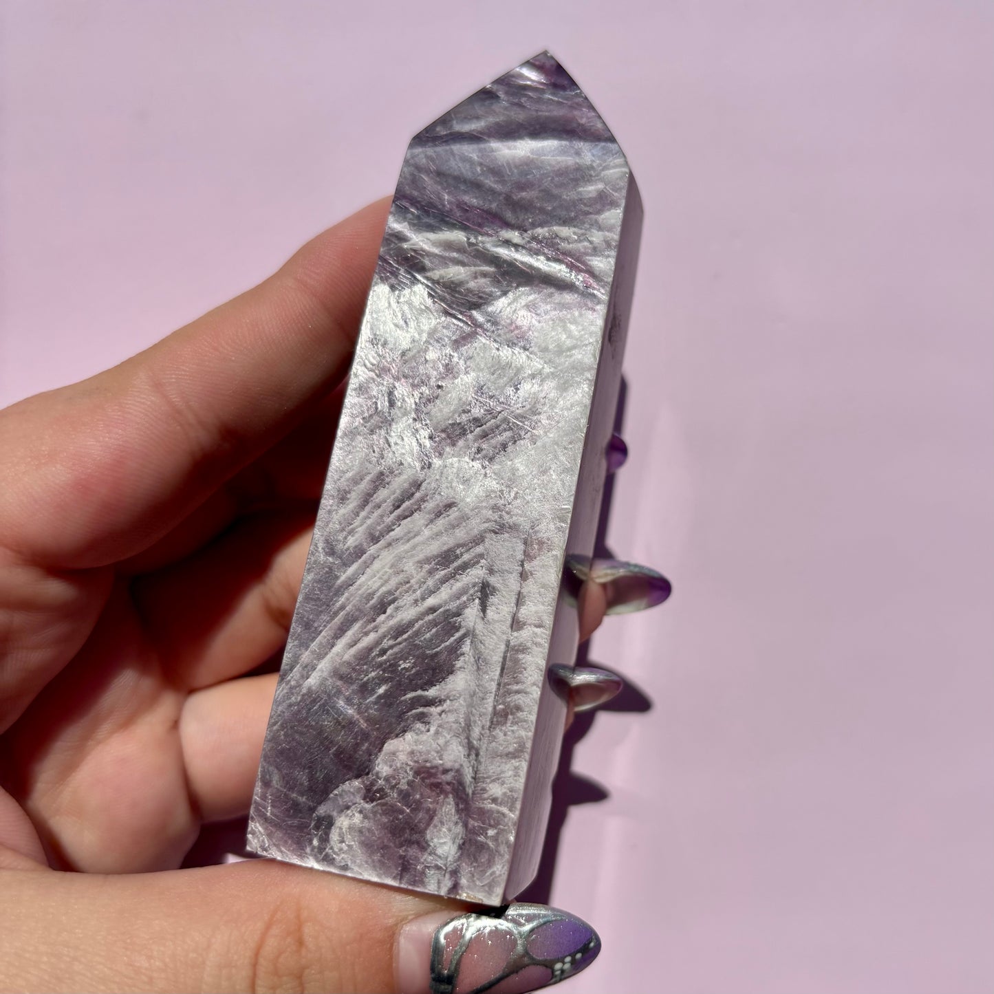 PURPLE MICA/LEPIDOLITE TOWERS