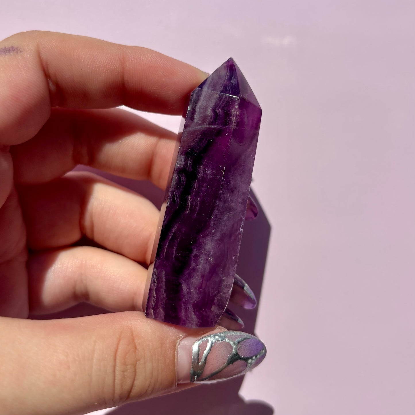 PURPLE FLUORITE TOWERS