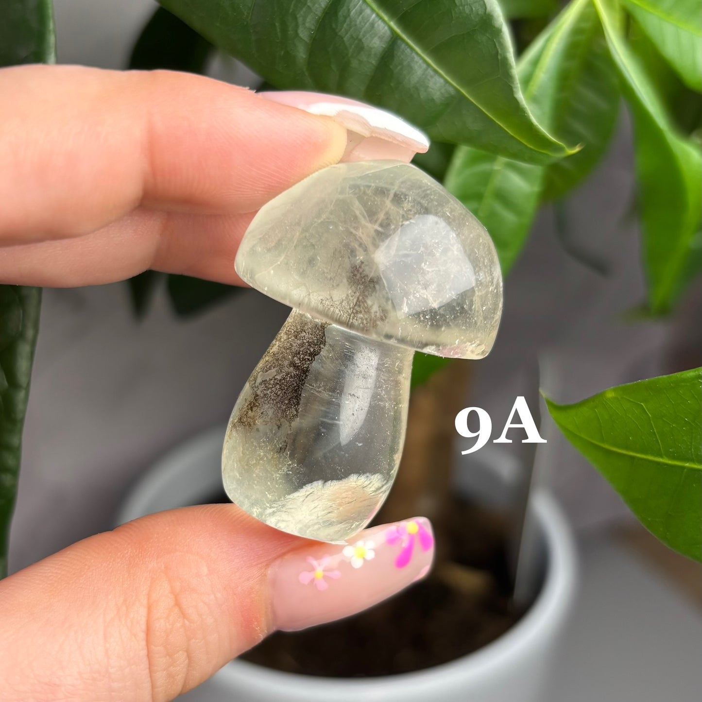 GREEN FLUORITE MUSHROOM