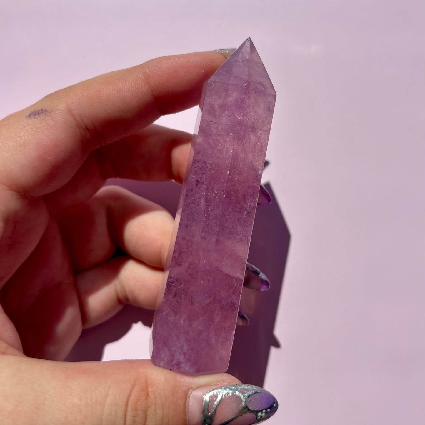 PURPLE FLUORITE TOWERS