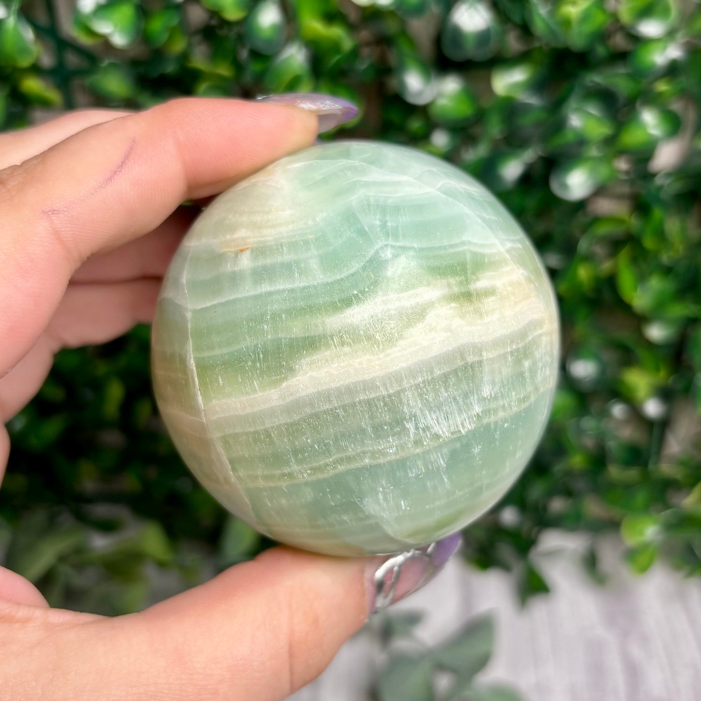 PISTACHIO CALCITE SPHERES