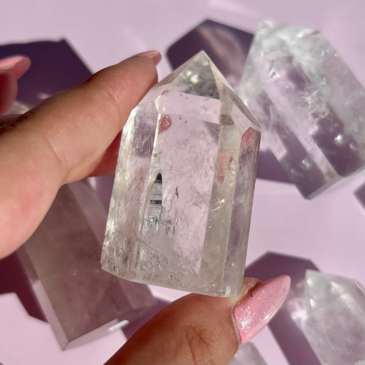 CLEAR QUARTZ TOWERS