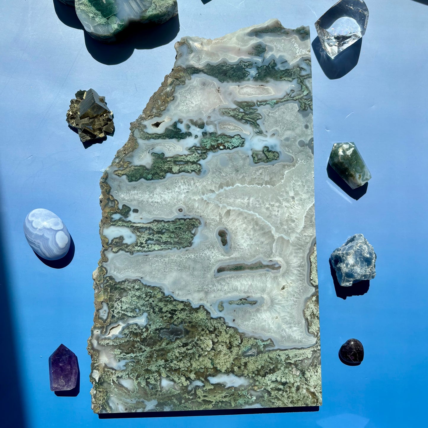 MOSS AGATE SLABS - XL