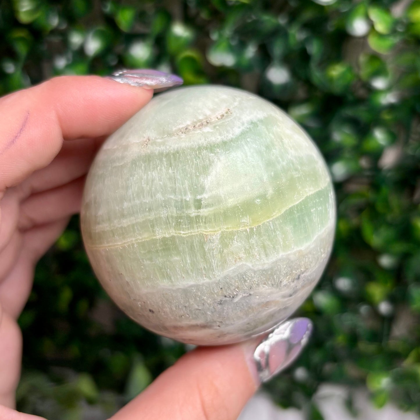 PISTACHIO CALCITE SPHERES