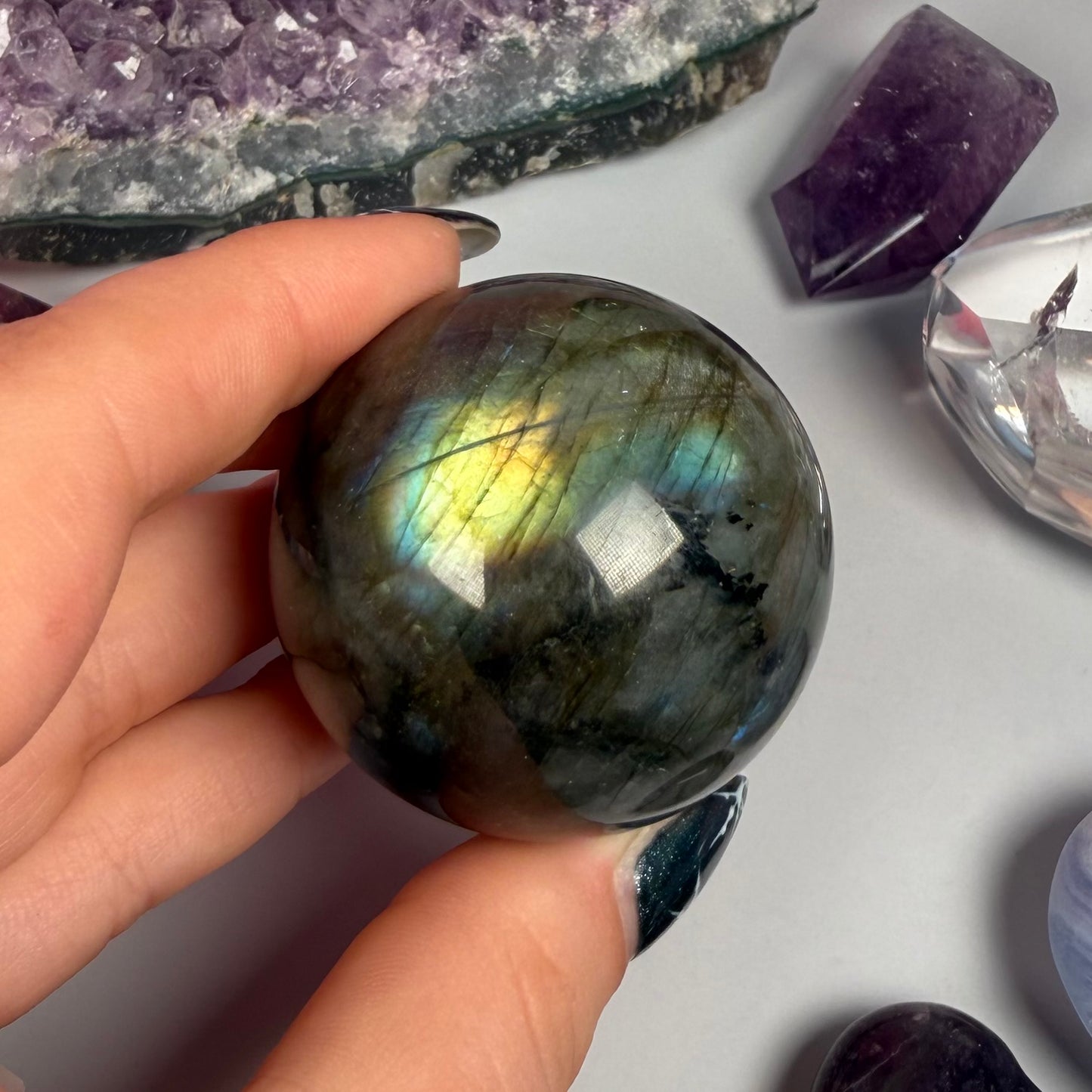 LABRADORITE SPHERES