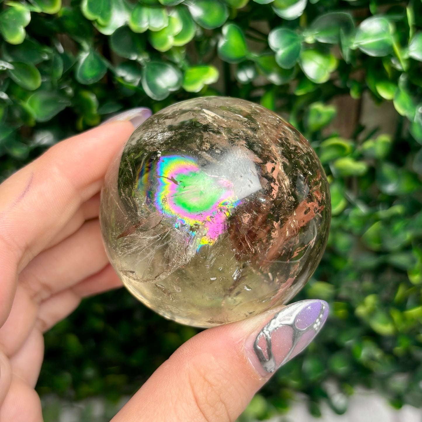 SMOKY CITRINE SPHERES