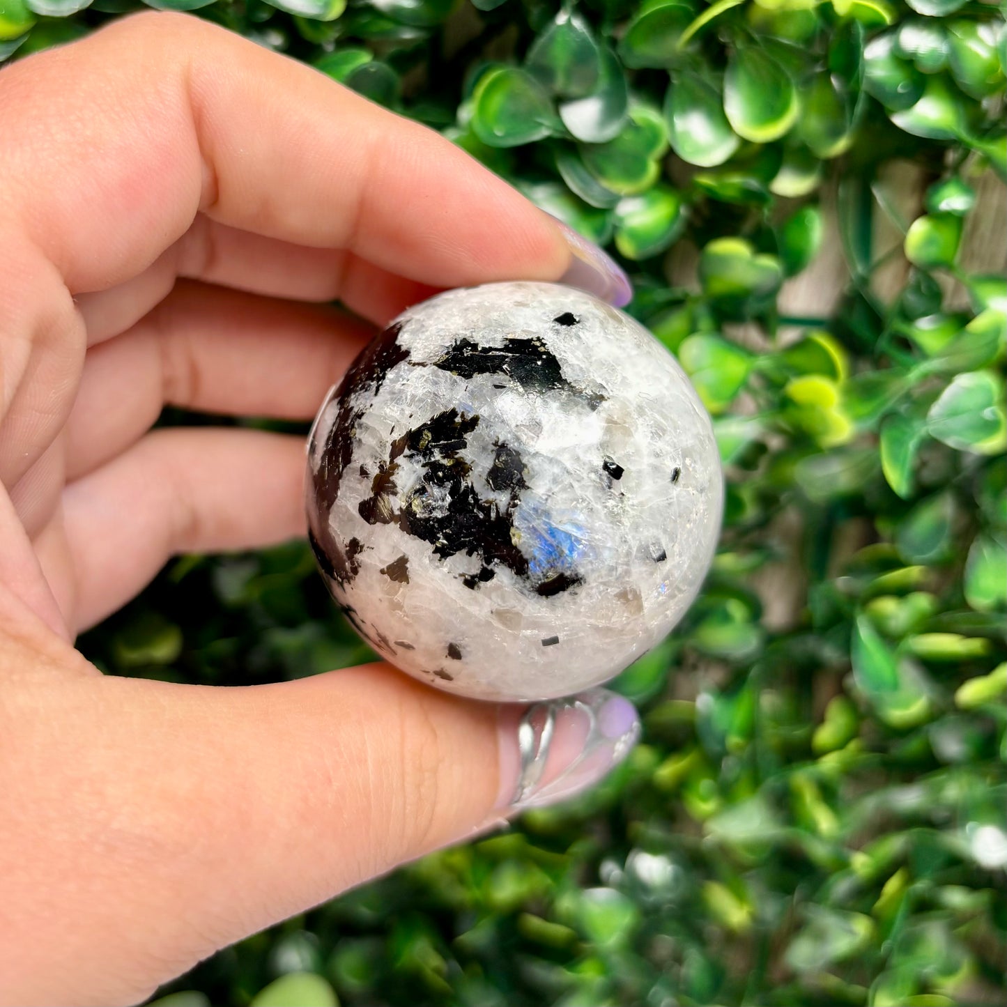 RAINBOW MOONSTONE SPHERES