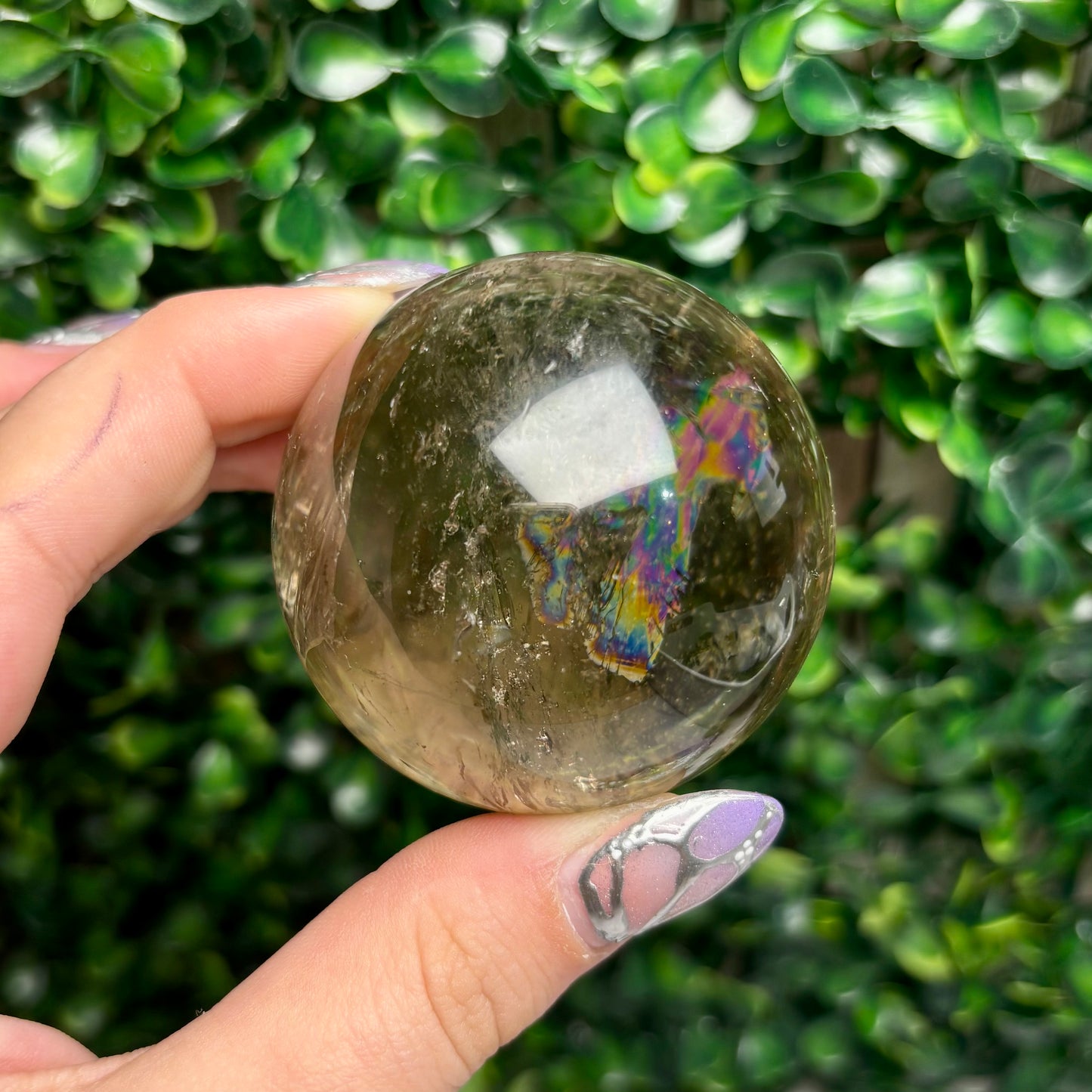 SMOKY CITRINE SPHERES
