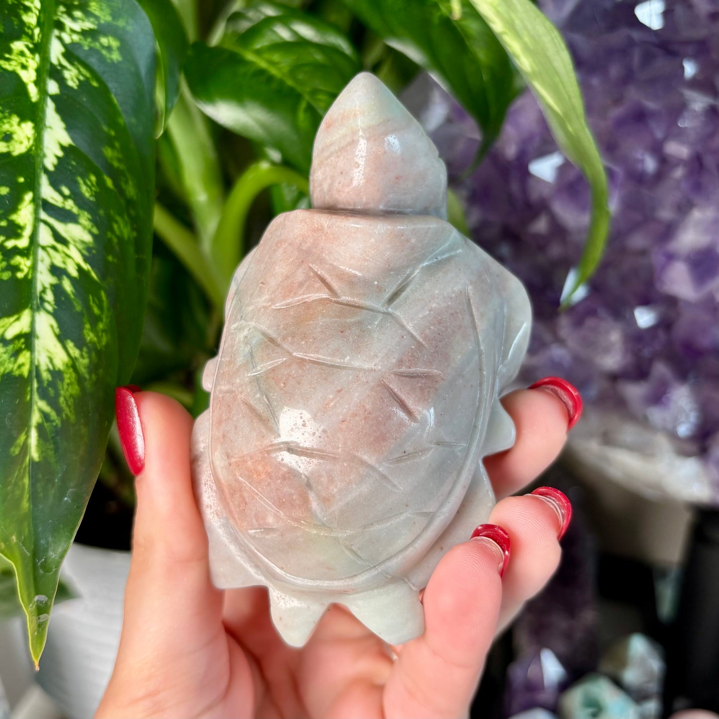 SKY BLUE QUARTZ TURTLE-37