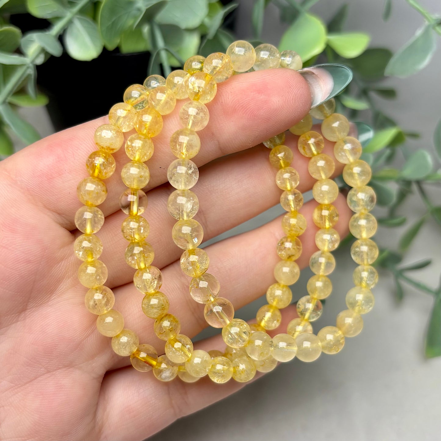 CITRINE BRACELET (6MM)