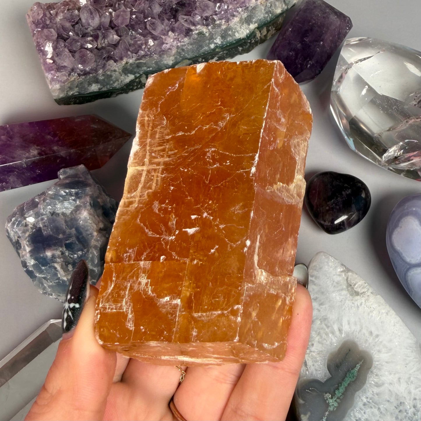 HONEY CALCITE RAW CHUNK