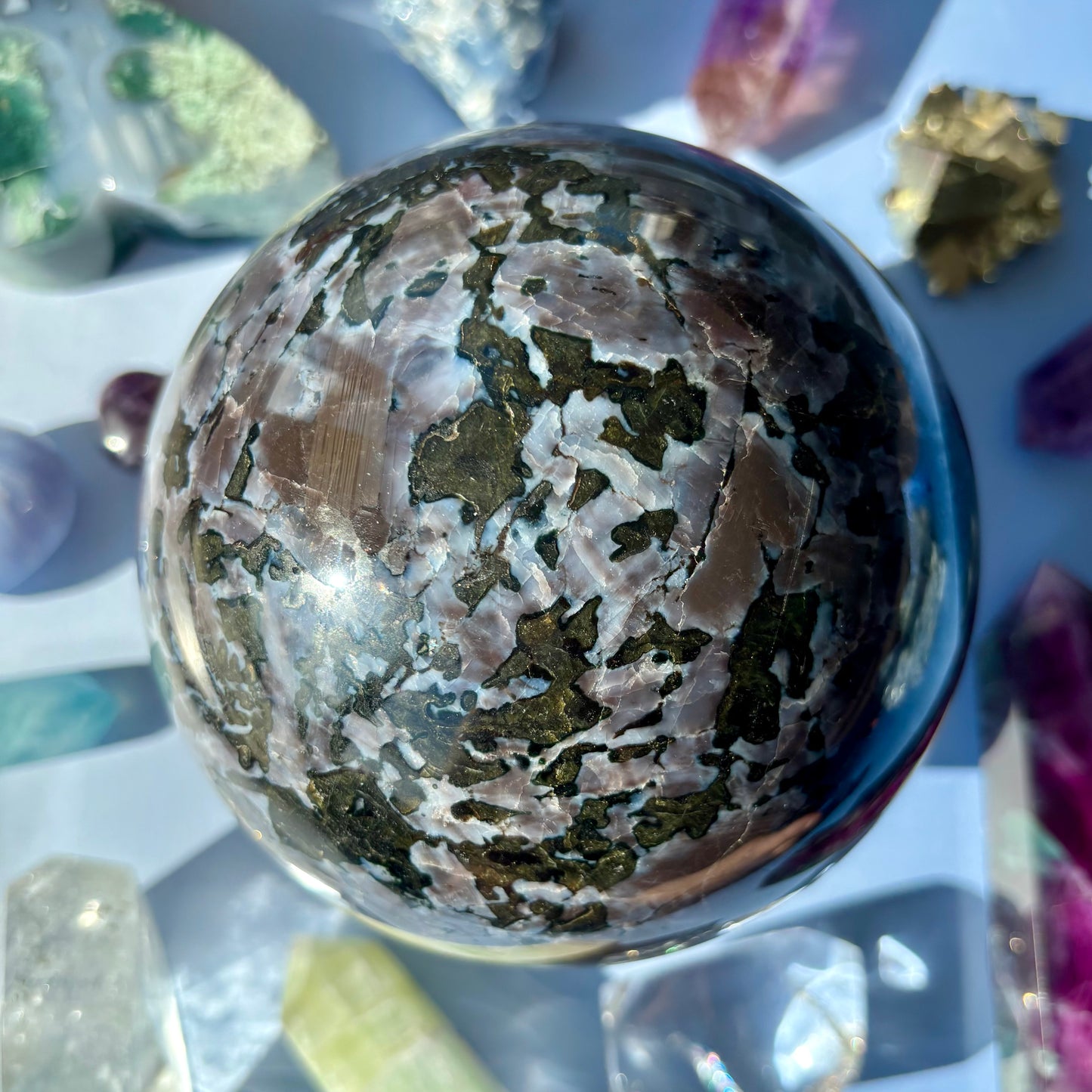 XL INDIGO GABBRO SPHERES